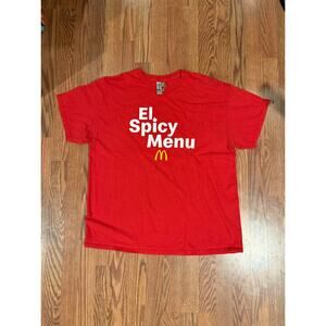 El Spicy Menu McDonalds Size XL